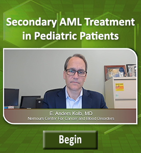 Secondary AML Treatment in Pediatric Patients 
